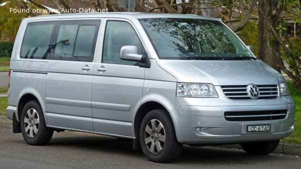 2003 Volkswagen Multivan (T5) 2.5 TDI (130 Hp)